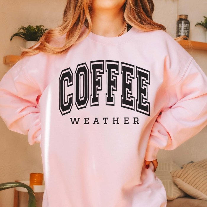 Coffee Weather Bella Crew Sweatshirt