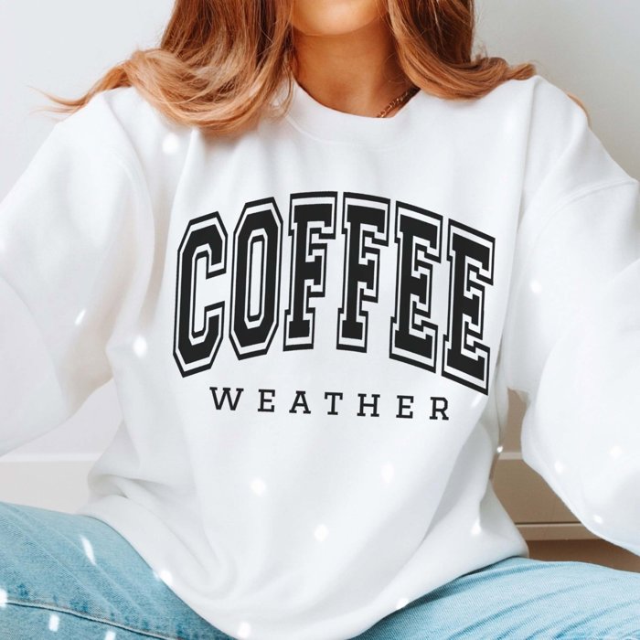 Coffee Weather Bella Crew Sweatshirt