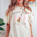 Large Ivory Country Music Social Club Comfort Color Tee