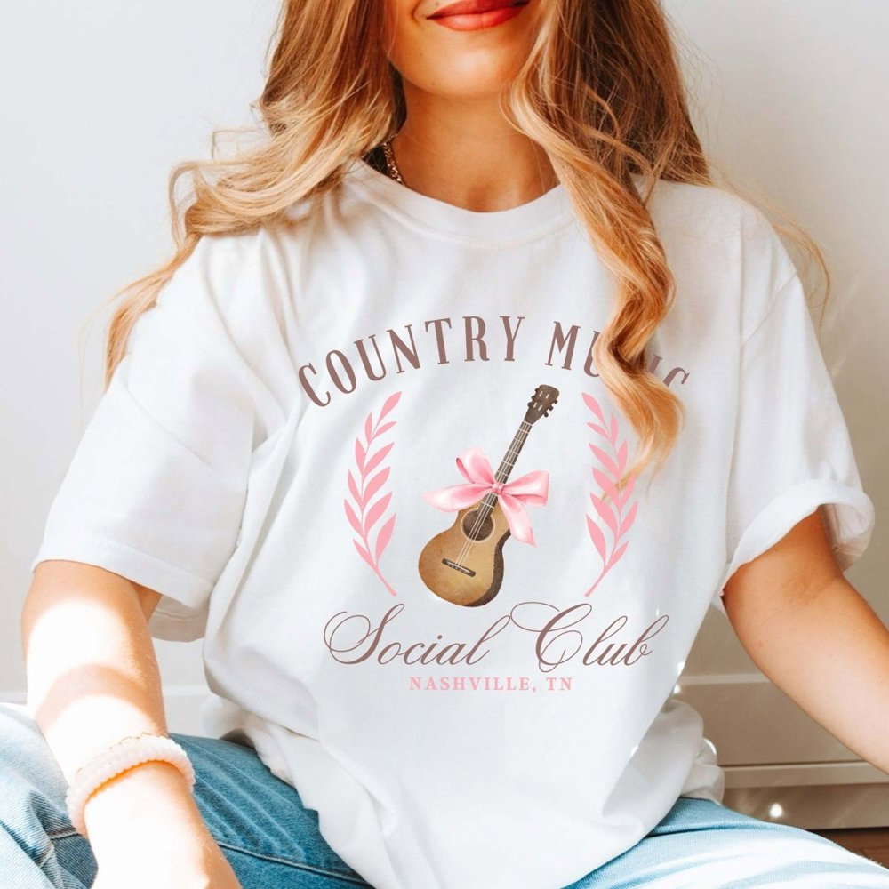 Country Music Social Club Comfort Color Tee