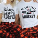  Couple Christmas Holiday & Christmas Spirit Bella Graphic Tee