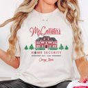 2X Natural Couple Christmas Home Security & Filthy Animal Ugly Sweater Bella Graphic Tee