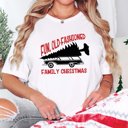 2X White Couple Christmas It's A Beaut & Fun Old Fashioned Bella Graphic Tee