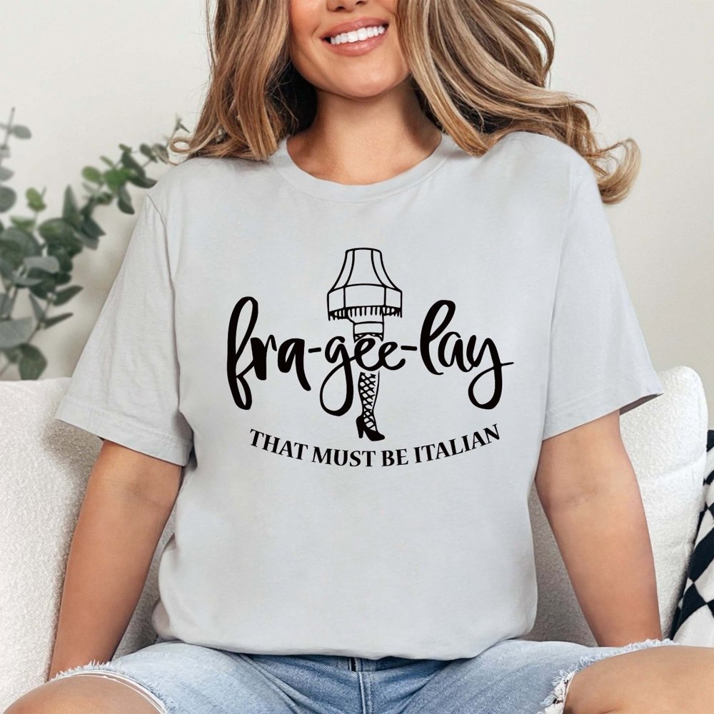 Couple Christmas Oh Fudge Hat & Fra-gee-lay Bella Graphic Tee