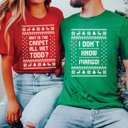 2X Kelly Couple Christmas Ugly Sweater Bella Graphic Tee