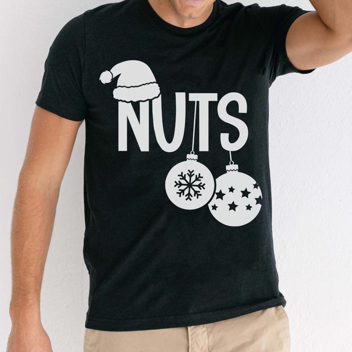 Couples Christmas Matching Holiday Bellas Canvas Unisex Tees