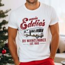 Large White Cousin Eddie RV Maintenance Bella Graphic Tee