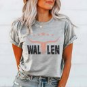 2X Athletic Grey Cowboy Skull Bella Graphic Tee