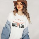 Large White Cowboy Skull Bella Graphic Tee