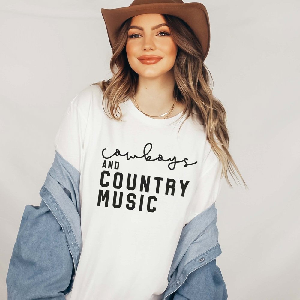 Cowboys and Country Music Tee