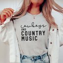 Large Ash Cowboys and Country Music Tee