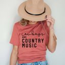 Large Heather Clay Cowboys and Country Music Tee