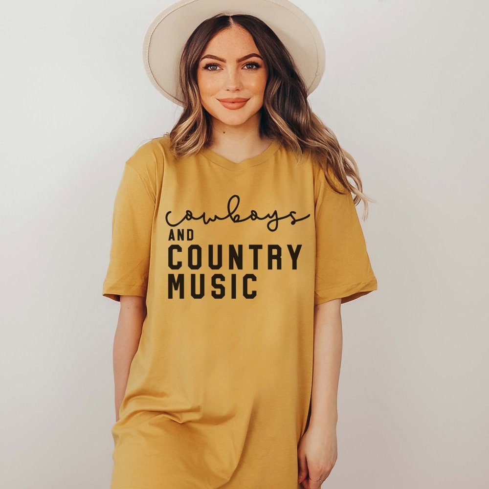 Cowboys and Country Music Tee