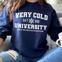 XL navy Cozy Winter Gildan Sweatshirt Collection – Very Cold University, I Don’t Do Winter, Literally Freezing & More