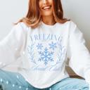 2X white Cozy Winter Gildan Sweatshirt Collection – Very Cold University, I Don’t Do Winter, Literally Freezing & More