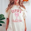 2X Ivory Cupid's Cocktail Club Comfort Color Graphic Tee