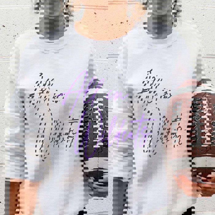 Custom All In Mascot Graphic Sweatshirt