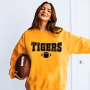 2X Gold Custom Football Team Crew Sweatshirts