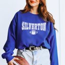 2X Royal Custom Football Team Crew Sweatshirts