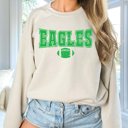 2X Sand Custom Football Team Crew Sweatshirts