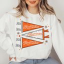 2X White Custom Team Pennant | Crew Sweatshirts