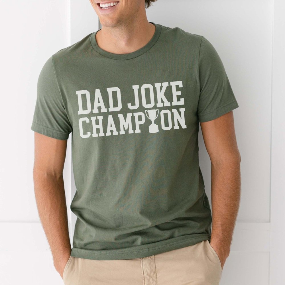 Dad Joke Champion Graphic Graphic Tee