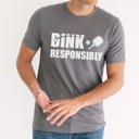 Large Storm Dink Responsibly Pickleball Graphic Tee