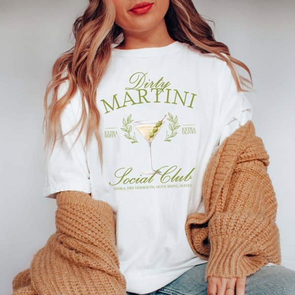 Dirty Martini Social Club Comfort Color Tee