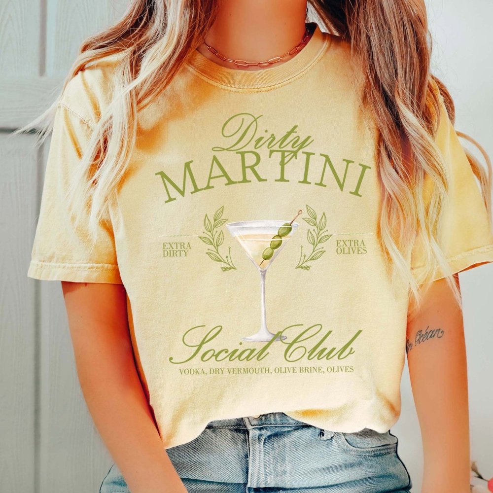 Dirty Martini Social Club Comfort Color Tee