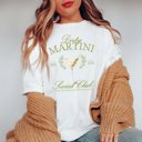 2X White Dirty Martini Social Club Comfort Color Tee