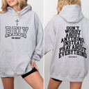 2X Light Grey Don't Worry about Anything Pray Hoodie