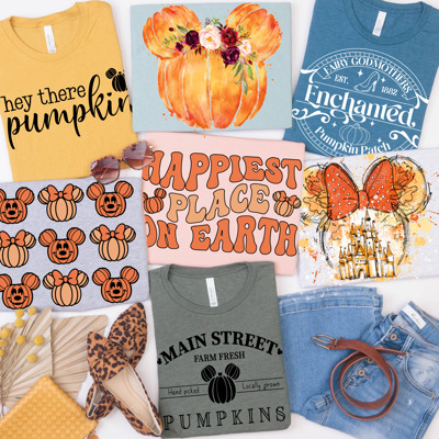 Enchanted Pumpkin Patch | Magical Fall Vacation Graphic Tees | Bella