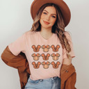 2X Peach Enchanted Pumpkin Patch | Magical Fall Vacation Graphic Tees | Bella