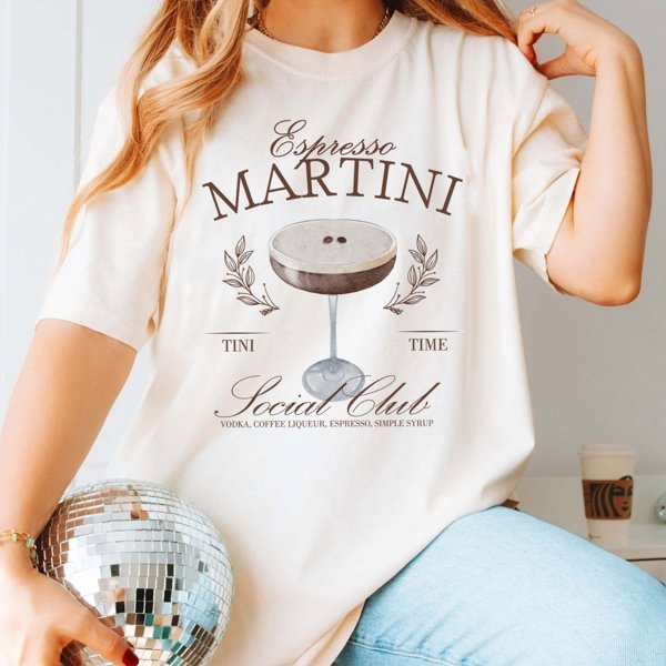 Espresso Martini Social Club Comfort Color Tee