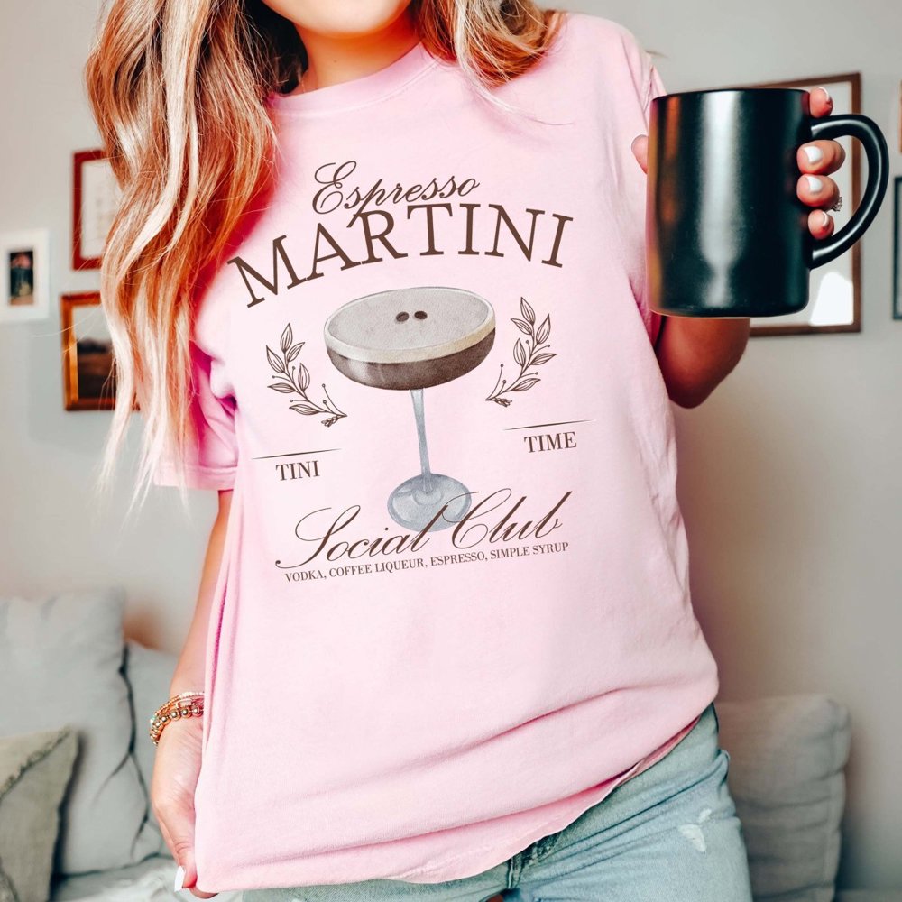 Espresso Martini Social Club Comfort Color Tee