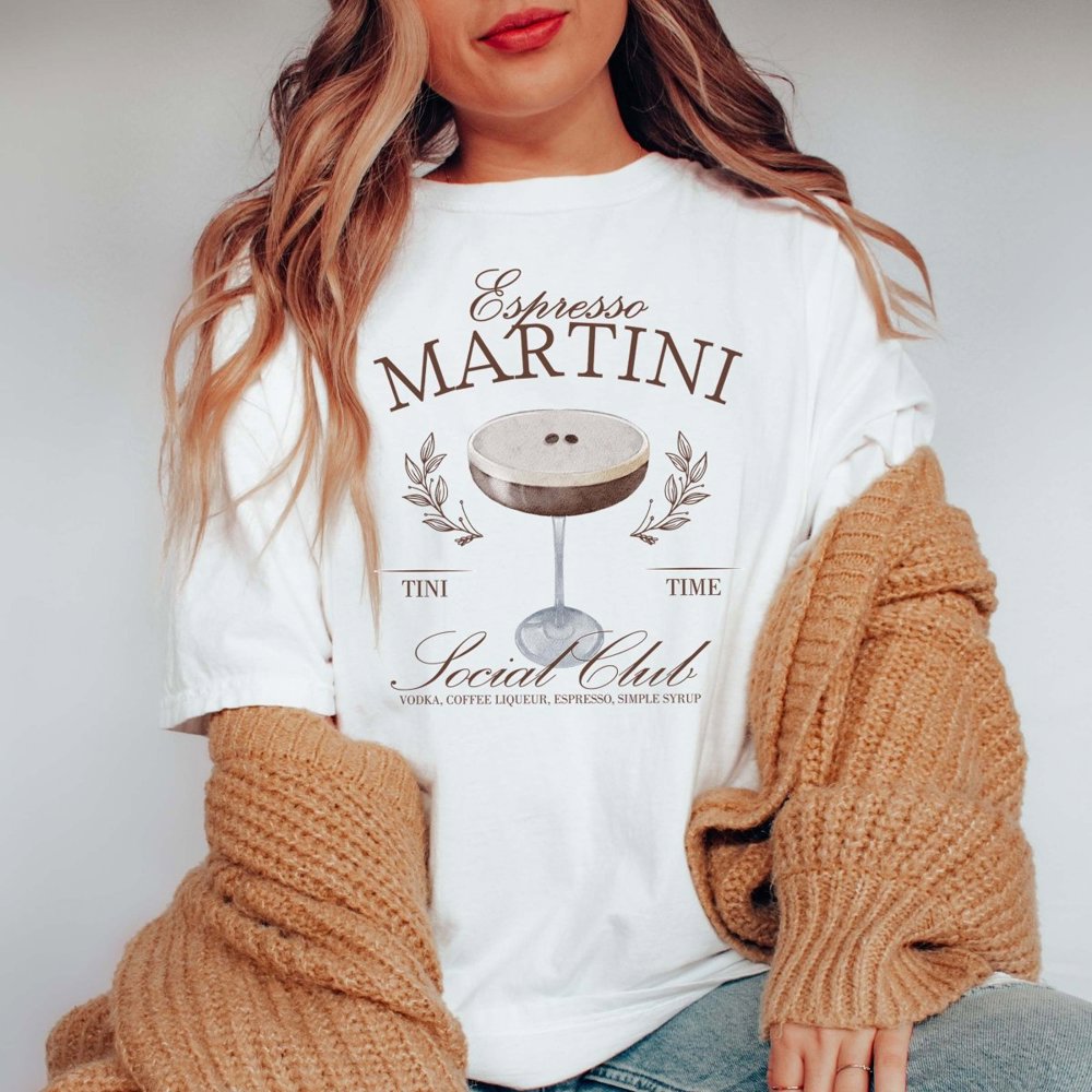 Espresso Martini Social Club Comfort Color Tee