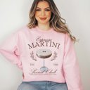 Large Pink Espresso Martini Social Club Crew Sweatshirt