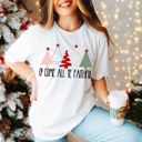 2X White Faith Filled Christmas Bella Canvas Tees – Christian Holiday Graphic Tees with Joy, Jesus, and Hope
