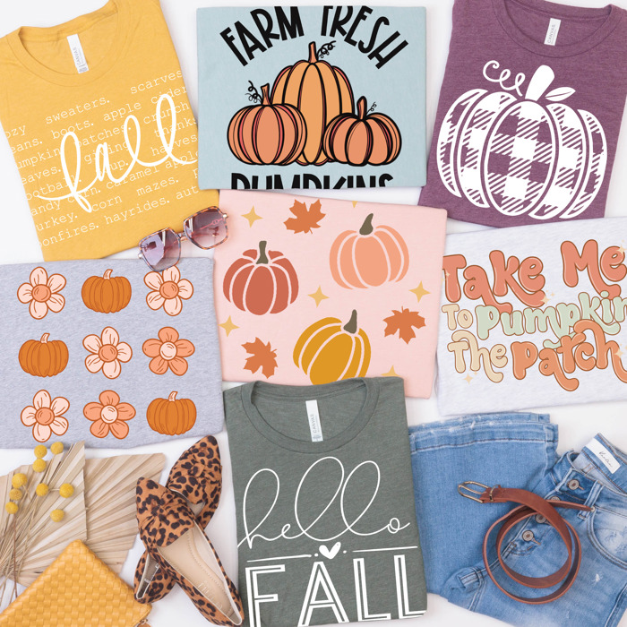 Fall Pumpkin Patch | Autumn-Inspired Graphic Tees | Bella