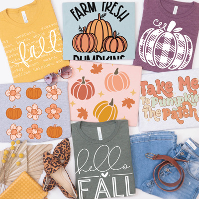 Fall Pumpkin Patch | Autumn-Inspired Graphic Tees | Bella