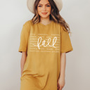 2X Heather Mustard Fall Pumpkin Patch | Autumn-Inspired Graphic Tees | Bella