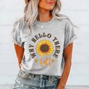 2X Athletic Grey Fall Pumpkin Patch Cozy Bella Canvas Tees | Farm Fresh Pumpkins, Good Vibes, Hello Pumpkin & Autumn Sunflower Shirts
