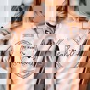Medium Heather Peach Fall Shit Bella Graphic Tee