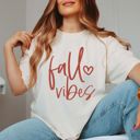 2X Ivory Fall Vibes Cozy Comfort Colors Graphic Tees | Pumpkin Everything, Hello Pumpkin Retro, Pumpkin Cherries & Wicked Autumn Shirts