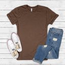 2X Heather Brown Favorite Soft Heather Bella Tee