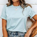 2X Heather Ice Blue Favorite Soft Heather Bella Tee