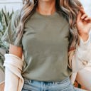 2X Heather Military Favorite Soft Heather Bella Tee