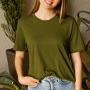 2X Heather Olive Favorite Soft Heather Bella Tee