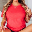 2X Heather Red Favorite Soft Heather Bella Tee