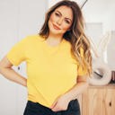 2X Heather Yellow Favorite Soft Heather Bella Tee